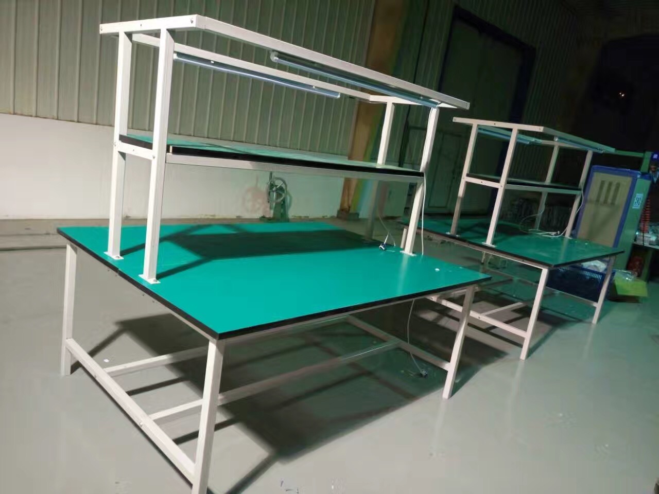 流水装配线精益管工作台